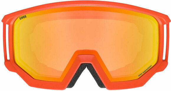 Skibriller UVEX Athletic FM Fierce Red Mat/Mirror Orange Skibriller - 2