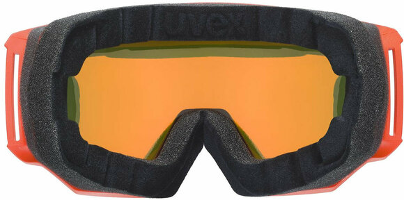 Okulary narciarskie UVEX Athletic FM Fierce Red Mat/Mirror Orange Okulary narciarskie - 3