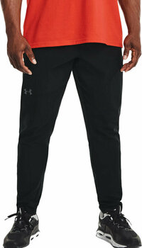 Calças/leggings de corrida Under Armour Men's UA Unstoppable Tapered Pants Black/Pitch Gray L Calças/leggings de corrida - 5