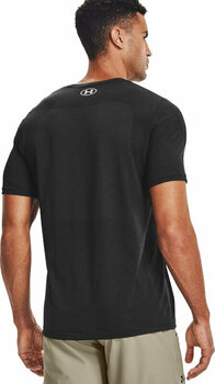 Koszulka do biegania z krótkim rękawem Under Armour UA Seamless Short Sleeve T-Shirt Black/Mod Gray S Koszulka do biegania z krótkim rękawem - 5