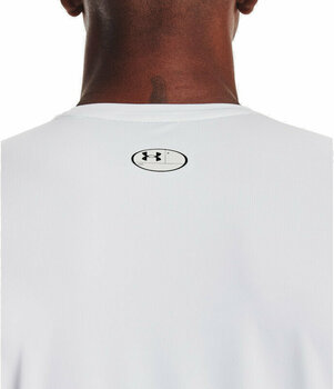 Hardloopshirt met korte mouwen Under Armour Men's HeatGear Armour Fitted Short Sleeve White/Black M Hardloopshirt met korte mouwen - 3