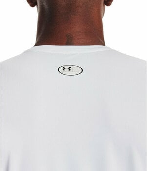 Тениска с къс ръкав за бягане Under Armour Men's HeatGear Armour Fitted Short Sleeve White/Black L Тениска с къс ръкав за бягане - 3