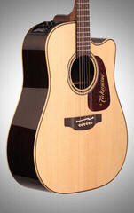 Dreadnought Elektro-Akustikgitarren Takamine P5DC Natural Dreadnought Elektro-Akustikgitarren - 5