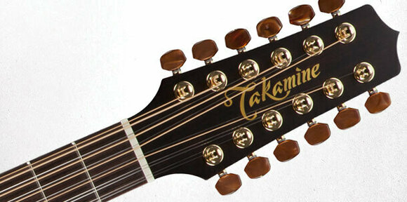 12-snarige elektrisch-akoestische gitaar Takamine P3DC-12 - 4
