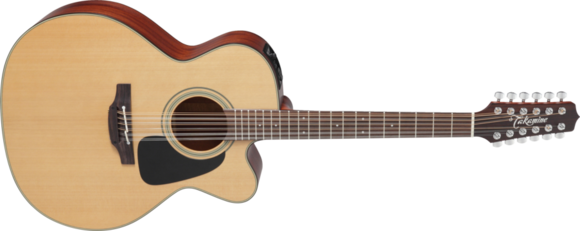 12-snarige elektrisch-akoestische gitaar Takamine P1JC-12 - 2