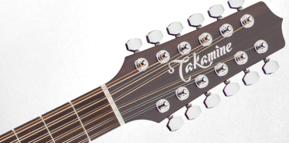 Guitarra electroacústica de 12 cuerdas Takamine P1JC-12 - 4