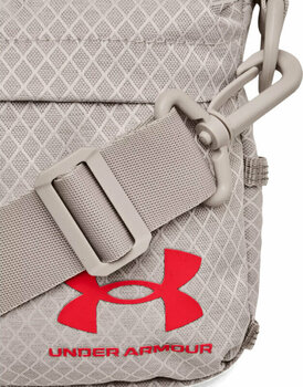 Pénztárca, crossbody táska Under Armour UA Loudon Ripstop Ghost Gray/Bolt Red Crossbody táska - 5