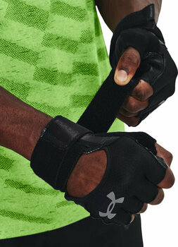 Fitnes rokavice Under Armour Men's UA Weightlifting Black/Pitch Gray L Fitnes rokavice - 3