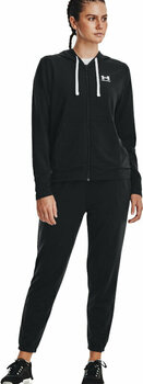 Running trousers/leggings
 Under Armour Women's UA Rival Terry Joggers Black/White S Running trousers/leggings - 4