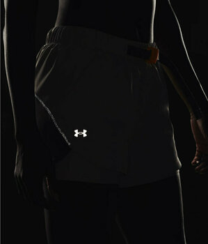 Hardloopshorts Under Armour Women's UA Terrain 2-in-1 Shorts Ghost Gray/Fresh Clay S Hardloopshorts - 4