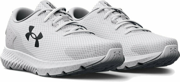 Löparskor Under Armour Women's UA Charged Rogue 3 Running Shoes White/Halo Gray 39 Löparskor - 4
