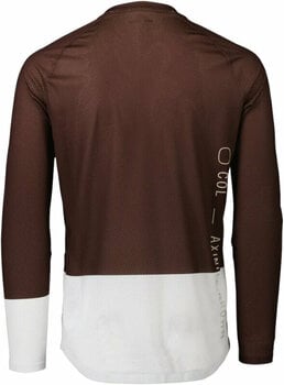Maillot de cyclisme POC MTB Pure LS Jersey Maillot Axinite Brown/Hydrogen White M - 3