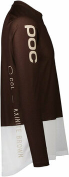 Camisola de ciclismo POC MTB Pure LS Jersey Jersey Axinite Brown/Hydrogen White 2XL - 2
