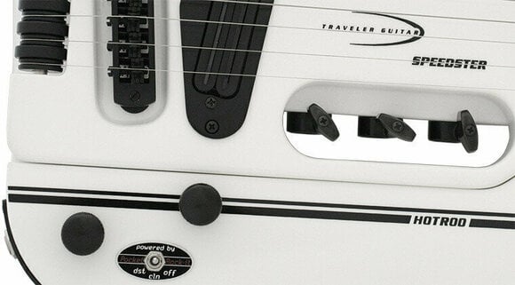 Elektrická kytara Traveler Guitar Traveler Speedster HotRod White - 4