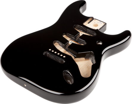 Corps de guitare Fender Stratocaster Noir - 3