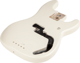 Cuerpo de bajo Fender Precision Bass Body Vintage Bridge Arctic White Cuerpo de bajo - 1