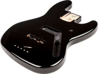 Telesa za bas kitare Fender Jazz Bass Body Vintage Bridge Black Telesa za bas kitare - 1