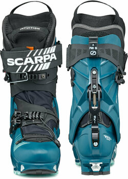Cipele za turno skijanje Scarpa F1 GT Womens 90 Petrol/Aqua 23,0 - 4