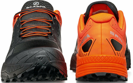 Trail running shoes Scarpa Spin Ultra GTX Orange Fluo/Black 43,5 Trail running shoes - 4
