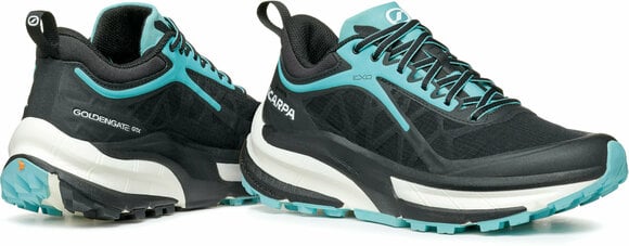 Pantofi de alergare pentru trail
 Scarpa Golden Gate ATR GTX Womens Black/Aruba Blue 37 Pantofi de alergare pentru trail - 7