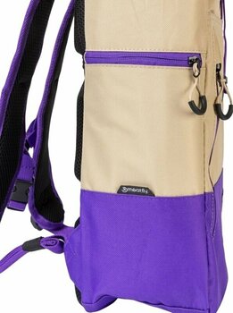 Lifestyle Backpack / Bag Meatfly Holler Backpack Cream/Violet 28 L Backpack - 3