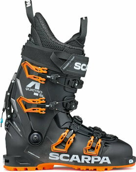 Cipele za turno skijanje Scarpa 4-Quattro SL 120 Black/Orange 26,5 - 2