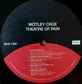 Vinyl Record Motley Crue - Theatre Of Pain (LP) - 2