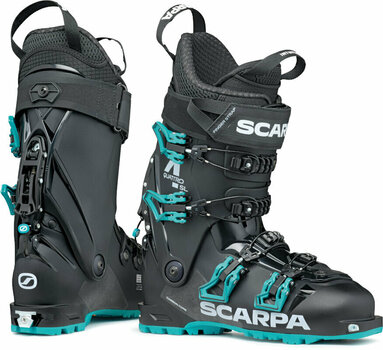 Cipele za turno skijanje Scarpa 4-Quattro SL Womens 120 Black/Lagoon 23,0 - 7