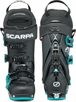 Обувки за ски туринг Scarpa 4-Quattro SL Womens 120 Black/Lagoon 24,0 - 4