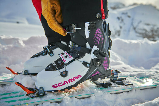 Skialpinistické boty Scarpa GEA RS Womens 120 White/Black/Rouge 23,0 - 9