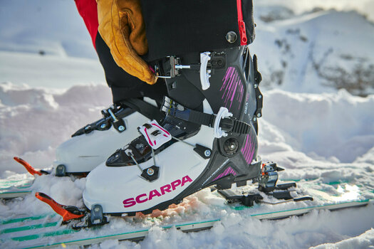 Skialpinistické boty Scarpa GEA RS Womens 120 White/Black/Rouge 24,0 - 9