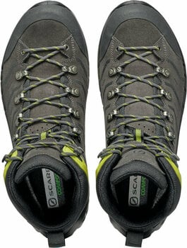 Mens Outdoor Shoes Scarpa Cyclone S GTX Shark/Lime 45,5 Mens Outdoor Shoes - 6