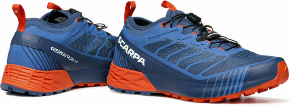 Trailschoenen Scarpa Ribelle Run GTX Blue/Spicy Orange 45 Trailschoenen - 7