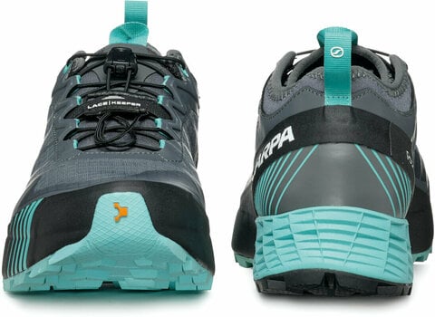 Trail running shoes
 Scarpa Ribelle Run GTX Womens Anthracite/Blue Turquoise 37 Trail running shoes - 4