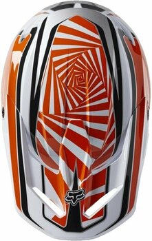 Helm FOX V1 Goat Dot/Ece Helmet Orange Flame M Helm - 3