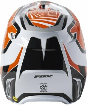 Bukósisak FOX V1 Goat Dot/Ece Helmet Orange Flame M Bukósisak - 4