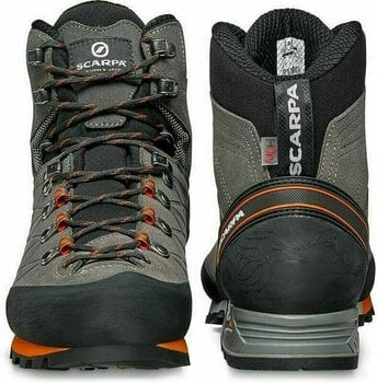Mens Outdoor Shoes Scarpa Marmolada Pro HD Wide Shark/Orange 42 Mens Outdoor Shoes - 4