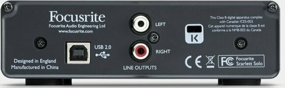 USB-audio-interface - geluidskaart Focusrite Scarlett Solo - 4
