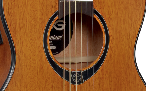 Elektro-akoestische gitaar voor linkshandigen LAG TRAMONTANE TL77PE - 2