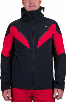Lyžiarska bunda Kjus Mens Force Jacket Black/Carmine 50 Lyžiarska bunda - 3