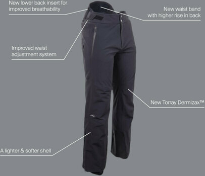 Lyžařské kalhoty Kjus Mens Formula Pro Trousers Black 50 Lyžařské kalhoty - 3