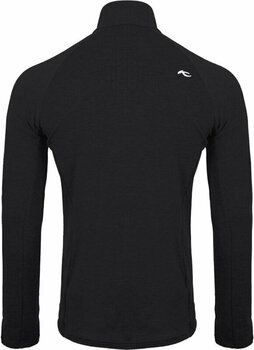 Ski T-shirt / Hoodie Kjus Mens Trace Midlayer Half Zip Black 52 Jumper - 2