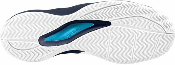 Miesten tenniskengät Wilson Rush Pro Ace Mens Tennis Shoe White/Peacoat/Vivid Blue 45 1/3 Miesten tenniskengät - 6