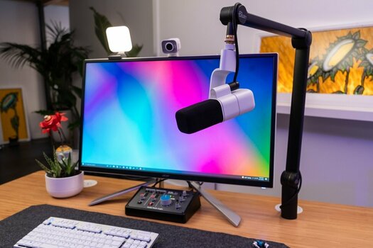 Podcast Microphone Logitech Blue Sona Off White - 17