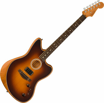 Speciell akustisk-elektrisk gitarr Fender Acoustasonic Player Jazzmaster Solbränd - 3