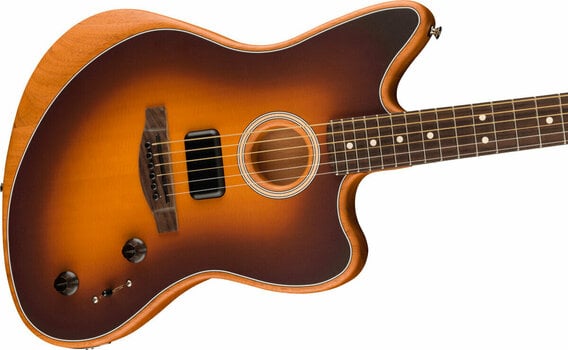 Guitarra eletroacústica especial Fender Acoustasonic Player Jazzmaster Sunburst - 4