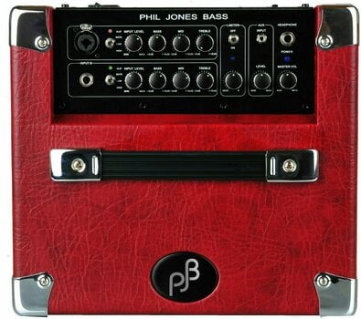 Mini combo Basse Phil Jones Bass BG 100 Bass Cub Combo Amplifier Red - 3