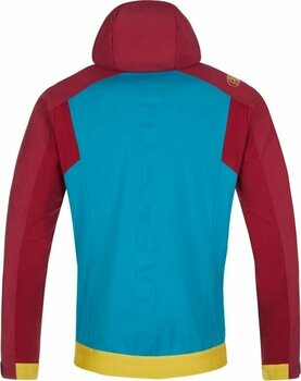 Outdoor Jacke La Sportiva Macnas Softshell Jkt M Outdoor Jacke Crystal/Sangria XL - 2