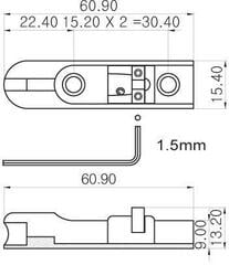 Bass Steg Partsland IDV5B-BK1561 Bass Steg - 2