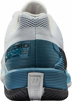 Men´s Tennis Shoes Wilson Rush Pro 4.0 Mens Tennis Shoe White/Blue Coral/Blue Alton 44 Men´s Tennis Shoes - 4